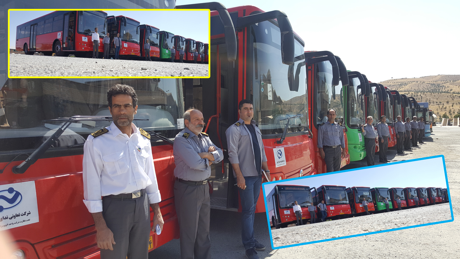 بمناسبت شروع سال تحصیلی اتوبوس های نو به ناوگان اضافه شد